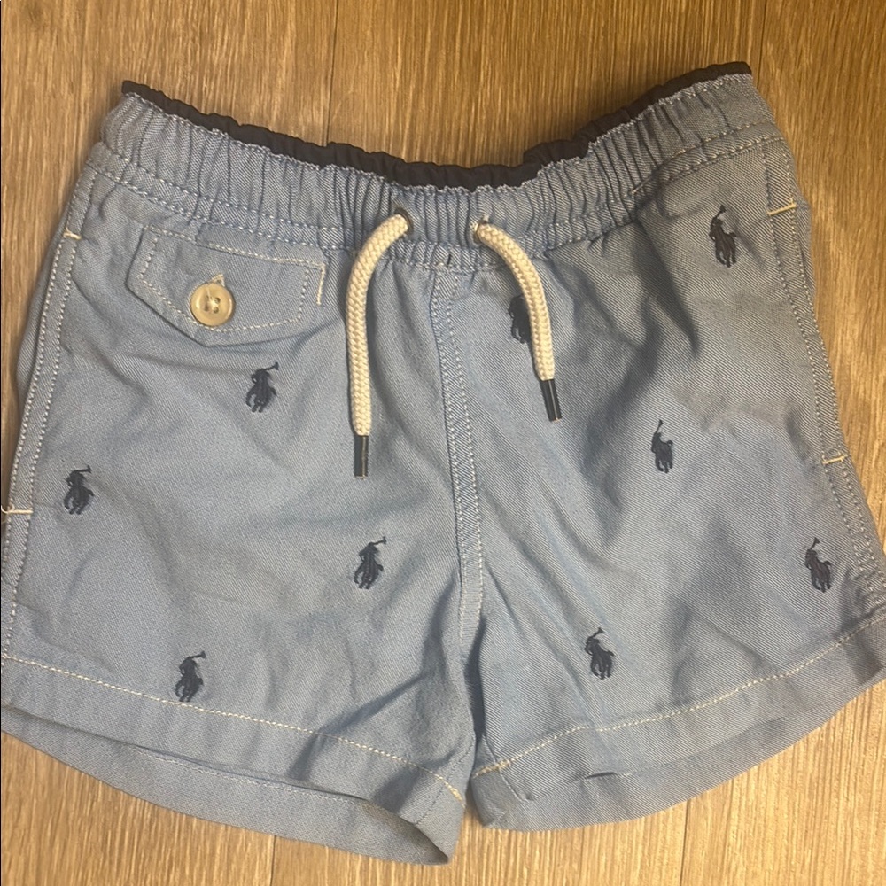 Kids Ralph Lauren Blue Shorts